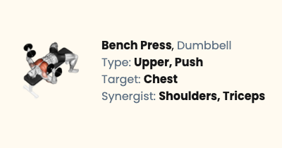 Dumbbell Bench Press | Liftosaur