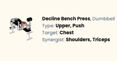 Dumbbell Decline Bench Press - How To, Muscles Worked & Form Guide ...