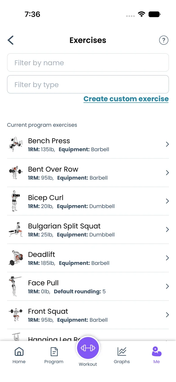 Me → Exercises