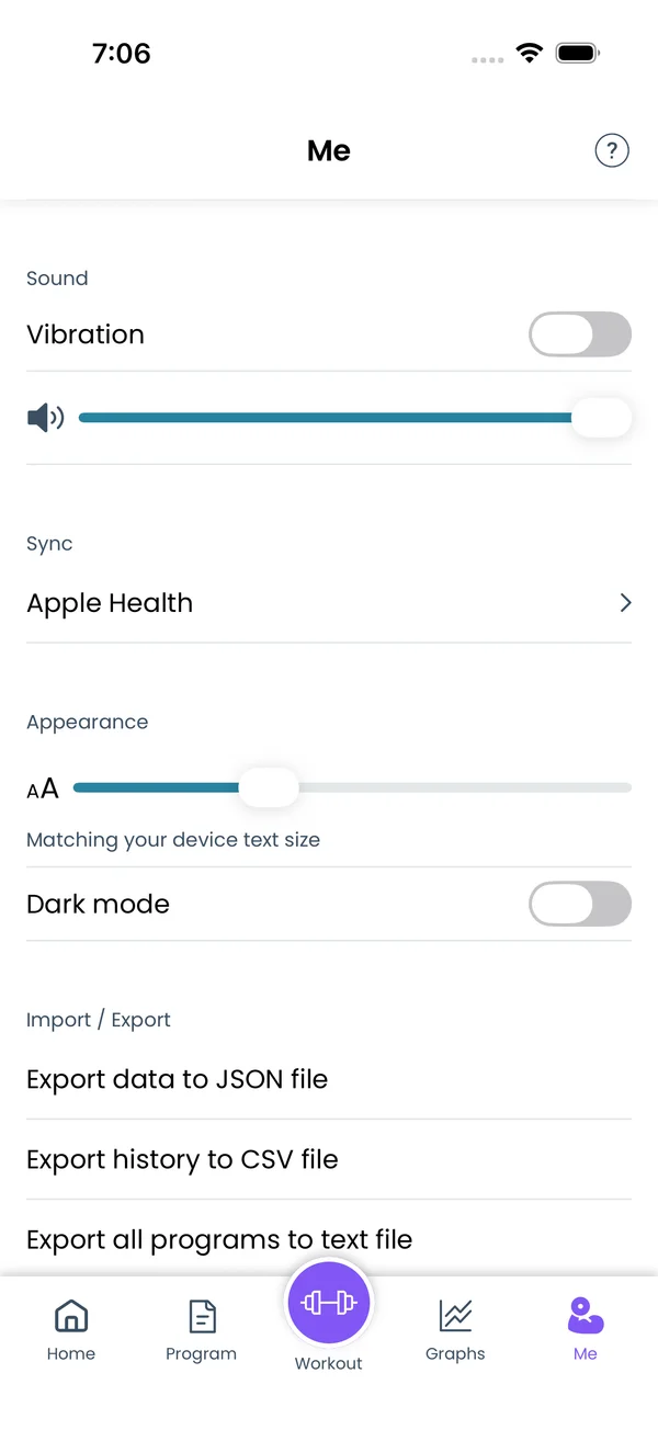 Dark mode on