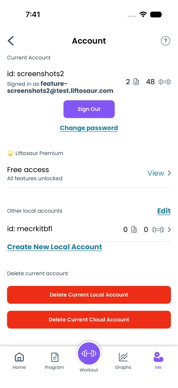 Premium: account