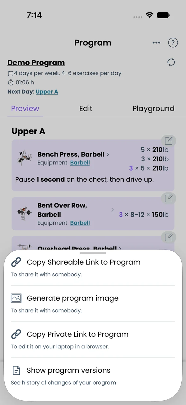 Sharing Programs